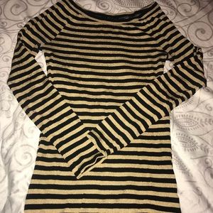 Express stripe long sleeve shirt